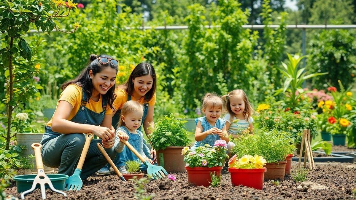 A Jardinagem como Atividade Familiar
