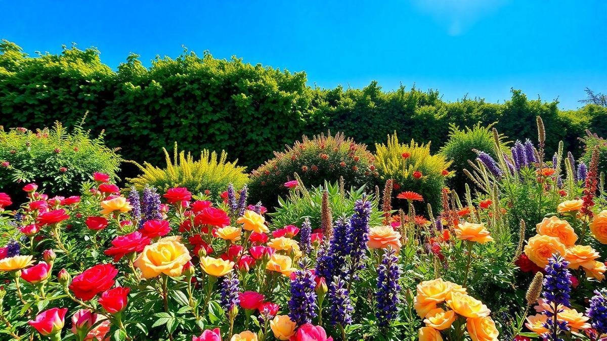 Combinação de Cores no Design de Jardins