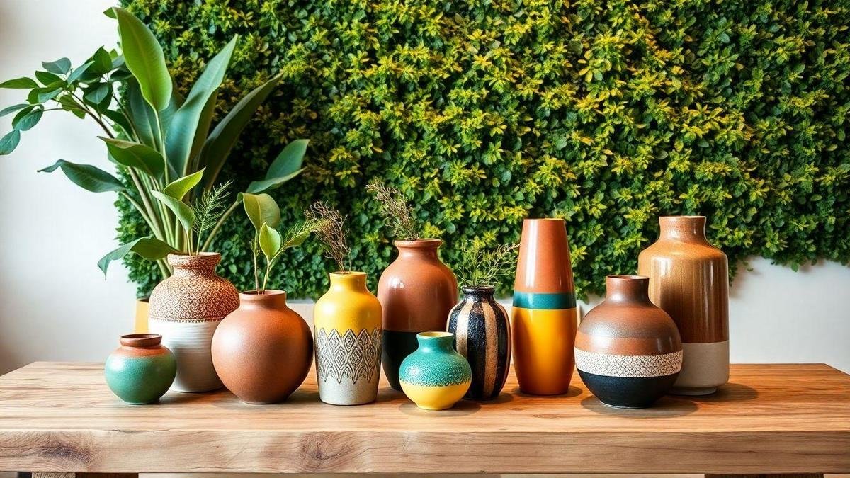 Criatividade na Escolha de Vasos