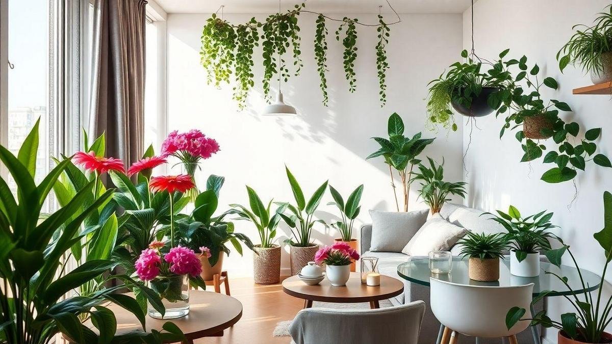 Flores e Vegetais em Apartamentos Flores e Vegetais em Apartamentos