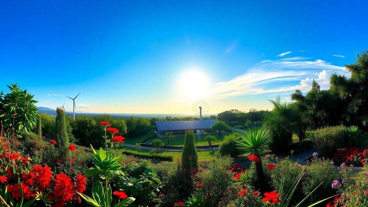 Impacto da Energia Renovável no Jardim