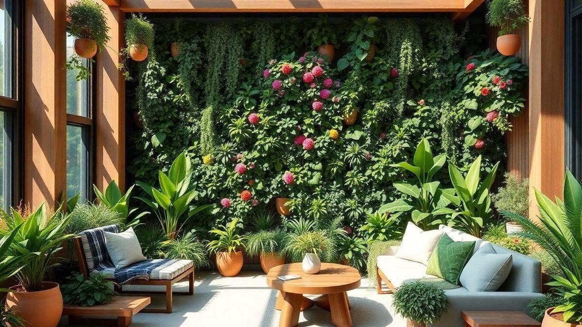 Inspiração para Projetos de Jardins Verticais Inspiração para Projetos de Jardins Verticais