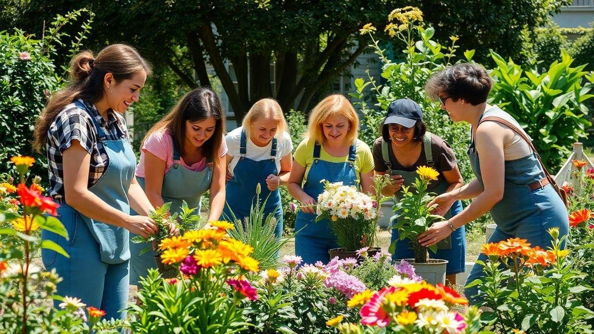 Jardinagem em Grupo: Benefícios Sociais