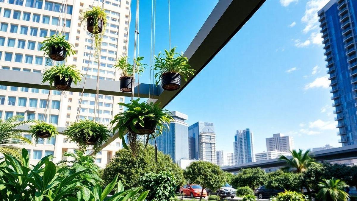 Jardinagem Suspensa em Espaços Urbanos