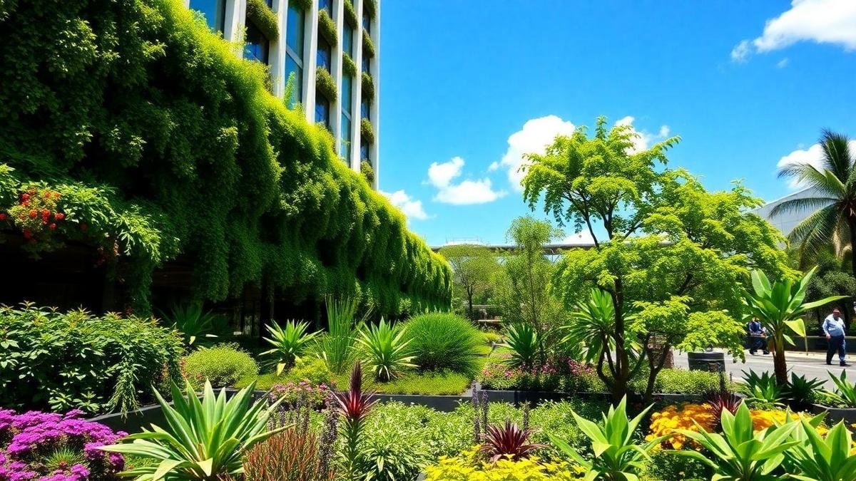 Jardins Verticais e Sustentabilidade Jardins Verticais e Sustentabilidade