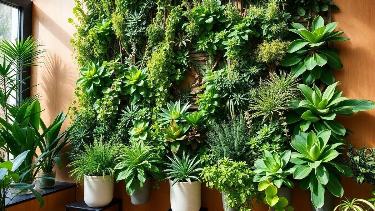 Plantas Ideais para Jardins Verticais