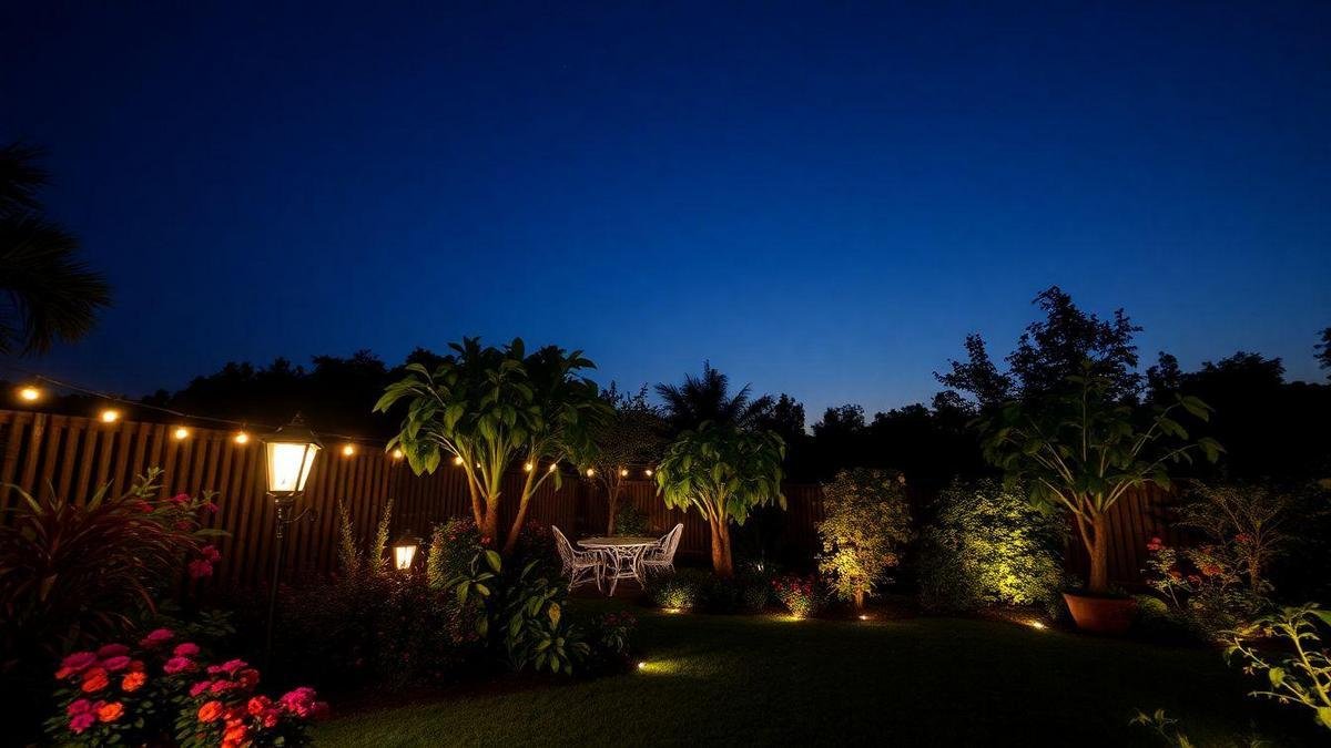 Sustentabilidade na Iluminação do Jardim