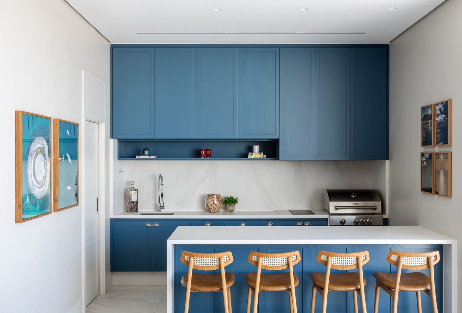 Cozinha Azul: Dicas e Ideias para Decorar com Estilo - Imagem do artigo original