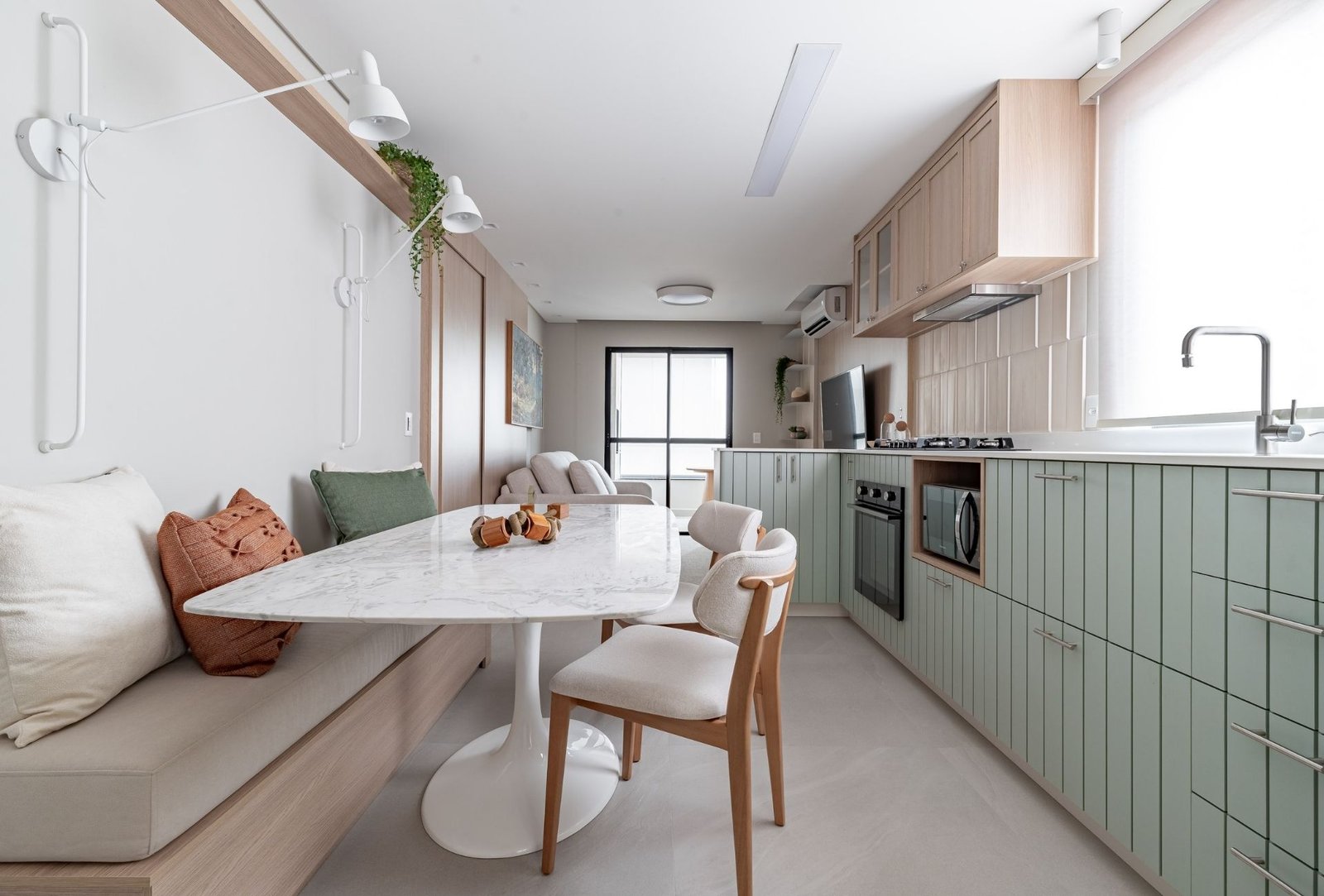 Cozinha Verde: Charme, Bem-Estar e Sofisticação no Lar - Imagem do artigo original