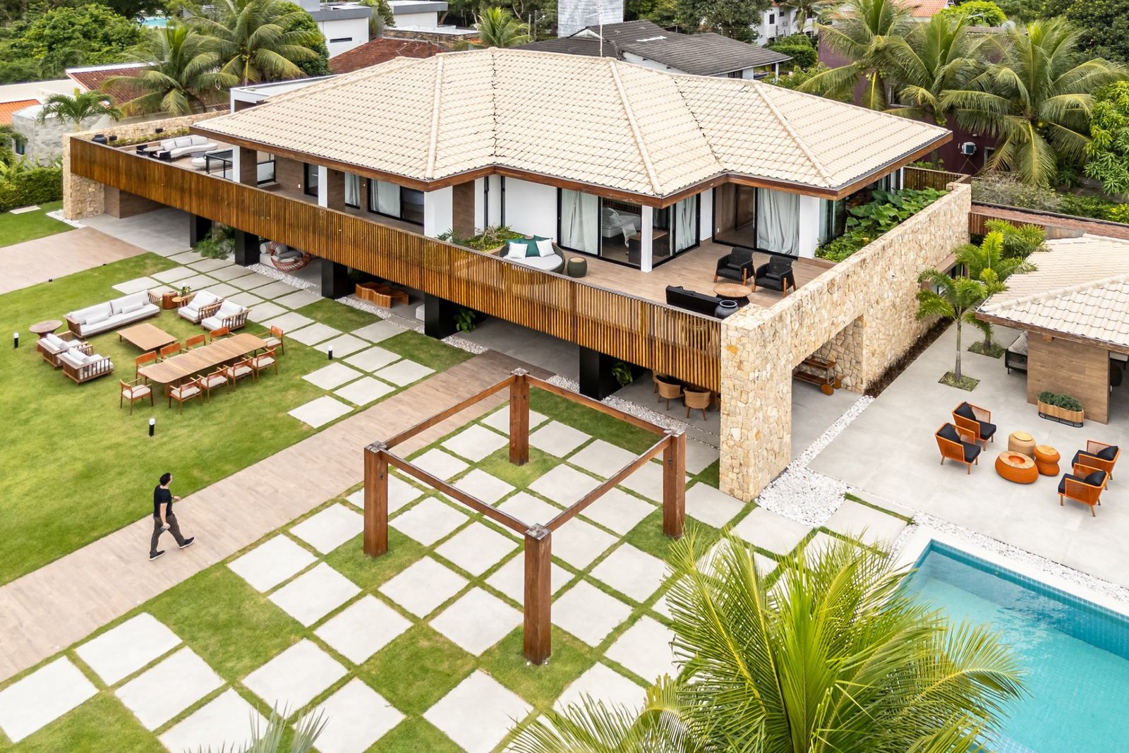 Casa Terraço: Refúgio Campestre com Design em Aldeia - Imagem do artigo original