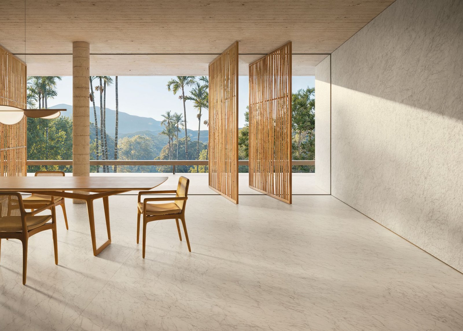 Porcelanato Mármore Carrara: Sofisticação e Praticidade Atual - Imagem do artigo original